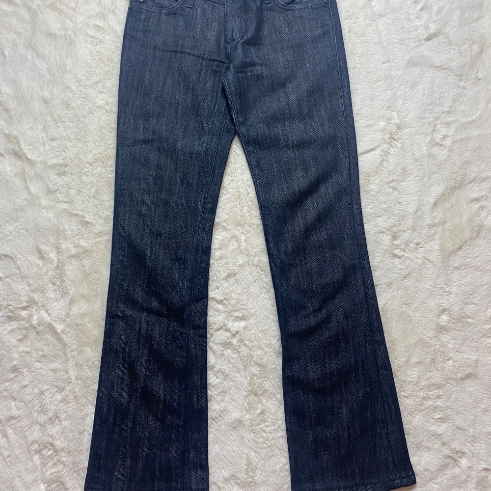Rock & Republic Dark Washed Jeans Crystal on Pockets Women’s size 26